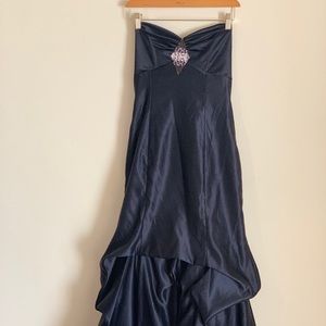 Black Satin gown